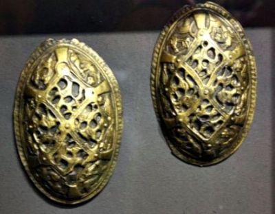 Typical Scandinavian brooches from the Viking Age