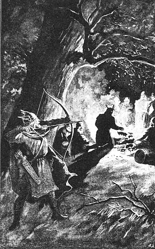 Palnetoke dræber kong Harald med en guld-omviklet pil