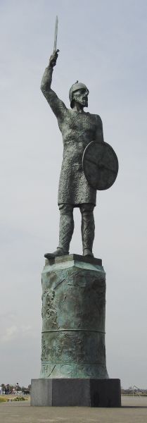 Bronzestatue af Ealdorman Byrhtnoth i Maldon