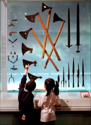 Vikinge v�ben i Londons Museum 