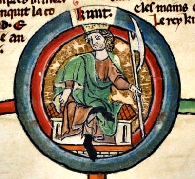 Kong Knud 1. gammelt Engelsk hndskrift