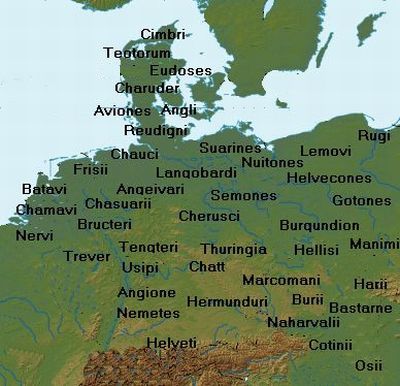 Tacitus' Germanic tribes 