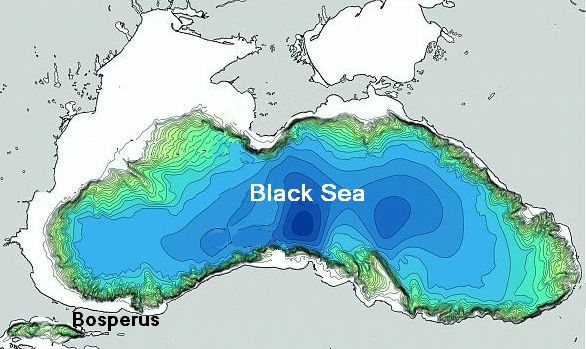 Det delvist udtrrede Sortehav omkring 5.500 fr nutid