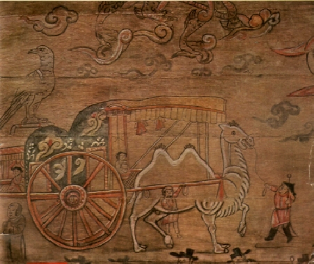Qi Dan on travel -   Chinese drawing of unknown origin