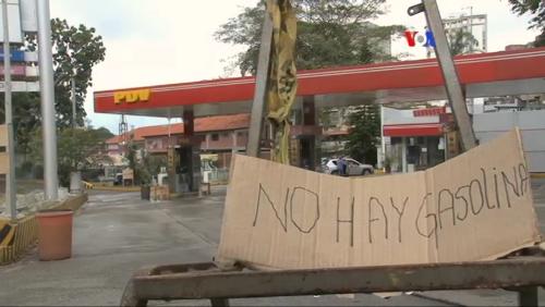 Mangel p benzin i Venezuela