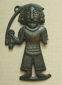 Xiong-Nu Bronze figur fundet i Ordos omrdet.