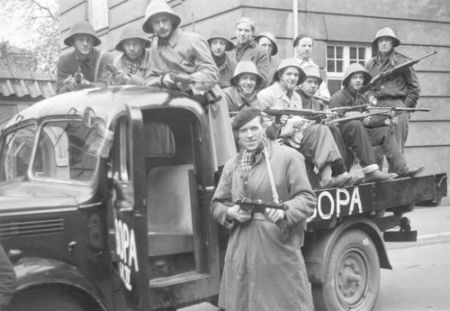 BOPA - the leading  communist partisan group after the surrender of the Germans