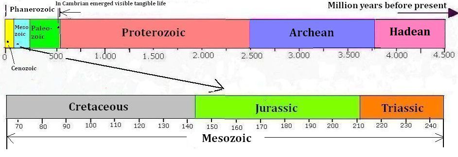 Dinosaur Time Periods Chart
