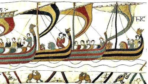 Vikinge skibe på Bayeux-tapetet