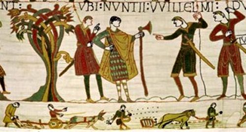 Udsnit af Bayeux tapetet