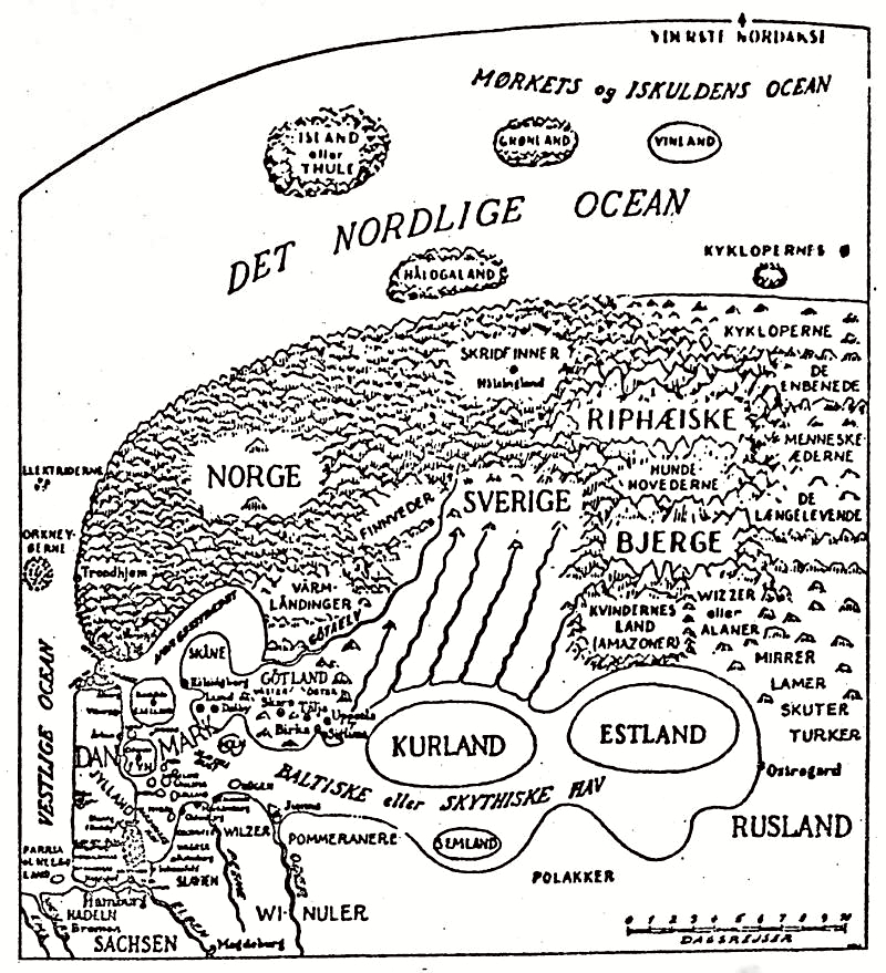 Scandinavia according to Adam of Bremen