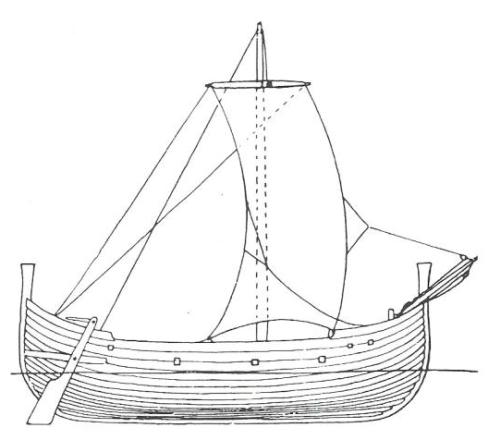 Reconstruction of a ship from the 1100's