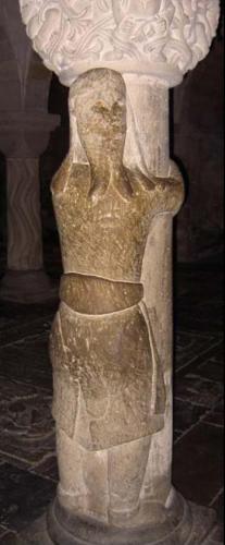 The Jotun Finn in the crypt of Lund Cathedral