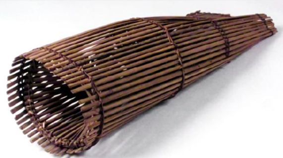 Reconstruction of willow braided eel trap