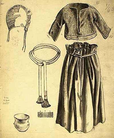 Female clothing from Borum
Eshøj