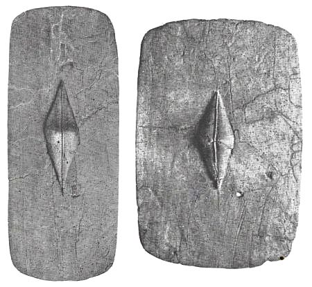 A selection of shields found in Hjortspring Mose