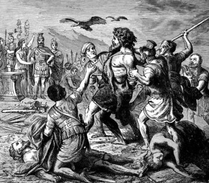 Sequani stammen fangede den flygtende kong Teutobod