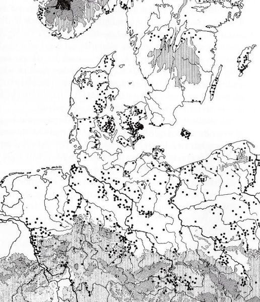 Fundsteder for Romerske genstande i det frie Germanien