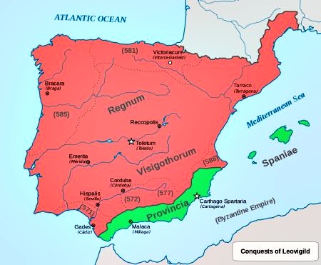 Gotisk spanien 586 e.Kr.