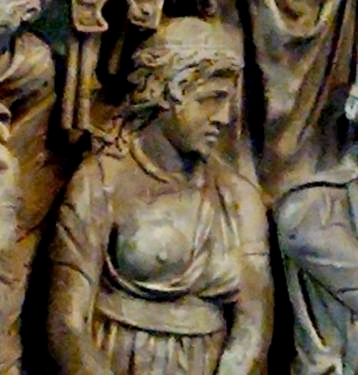 Detalje af Portonaccio sarkofaget