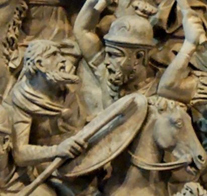Gotisk kriger på Portonaccio sarkofaget