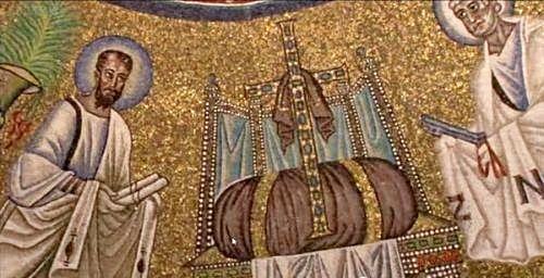 Mosaik i kirken Sant'Apollinare Nuovo i Ravenna