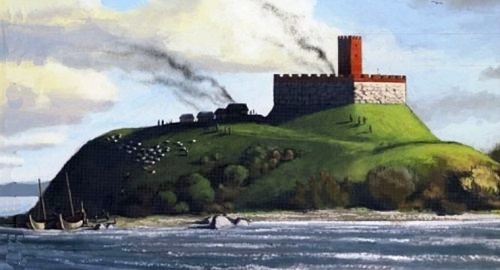 Valdemar the Great's castle on Sprogø