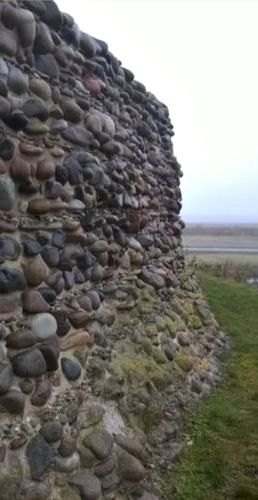 Remains of Valdemar's castle on the island of Sprogø