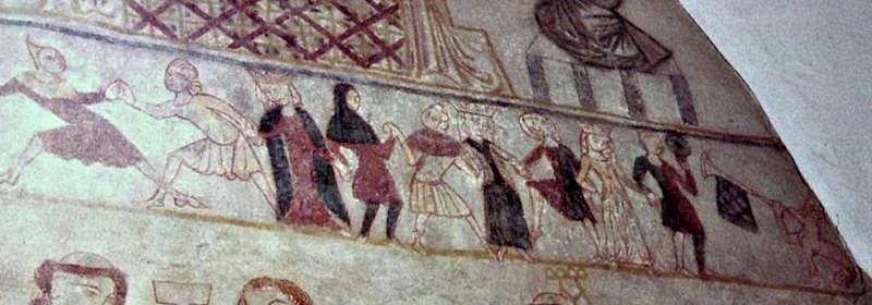 The dance picture in ørslev Church
