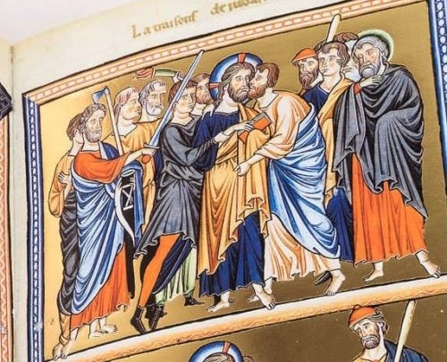 The Judas Kiss in Ingeborg's Psalter