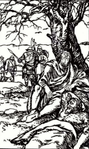 The death of Svend Grate in the Battle of Grathe Hede
