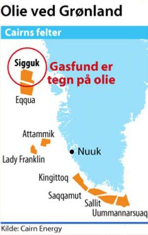 Cairn industri - olie ved Grønland
