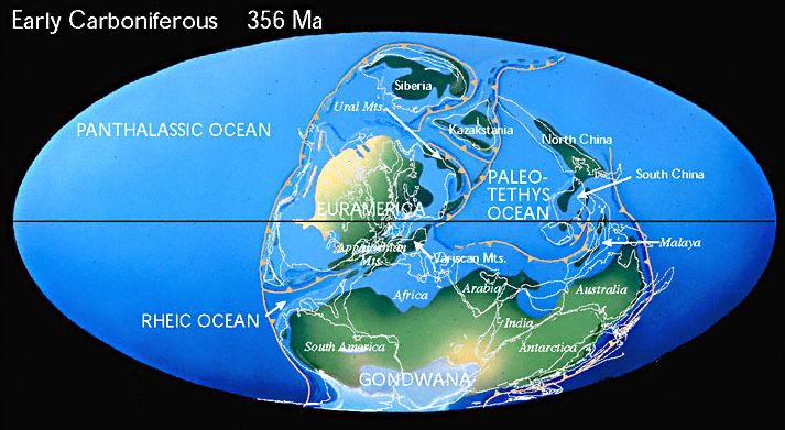The World in early Carboniferous