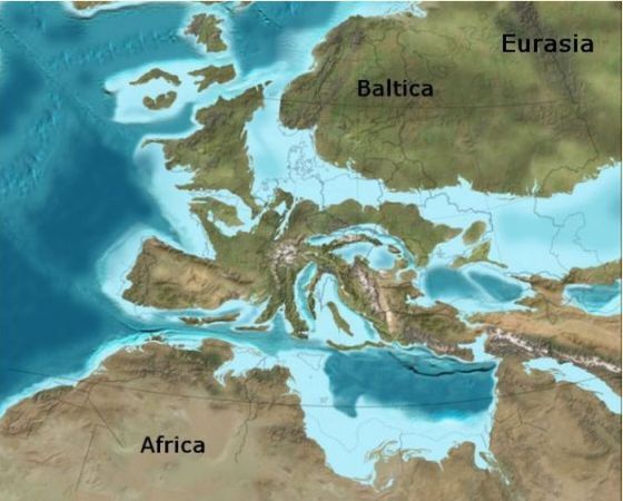 Europe in the Oligocene