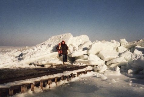Vinter i Charlottenlund i 1987