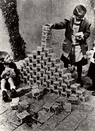 Hyperinflation in Germany in the early 1920's