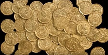 Roman solidi gold coins