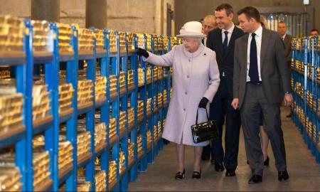 Bank of England's Guldbeholdning