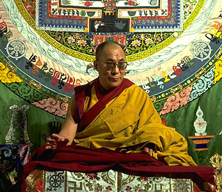 The fourteenth Dalai Lama.