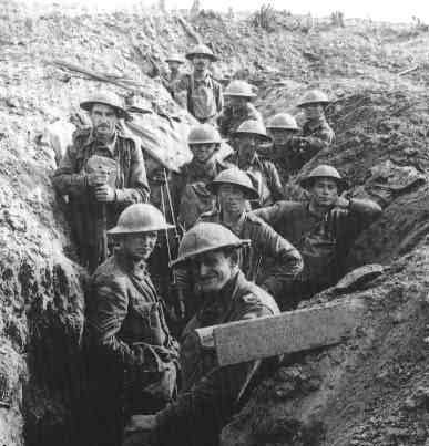 Australian soldiers at Ypres - World War I