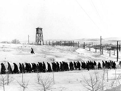 Prison camp in northern Russia.