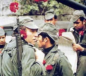 The Carnation Revolution in Portugal 1974