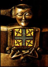 The - Budha found in the Oseberg Ship in Norway 200 - 400 AC