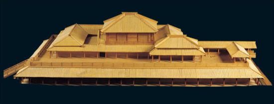 Model of Qin's imperial Epang Palace - Xianyang Municipal Museum