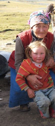 Lyshåret lille pige fra Mongoliet 1