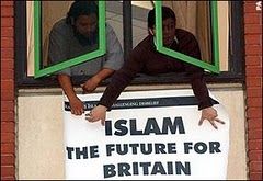 Muslimk demonstration i England
