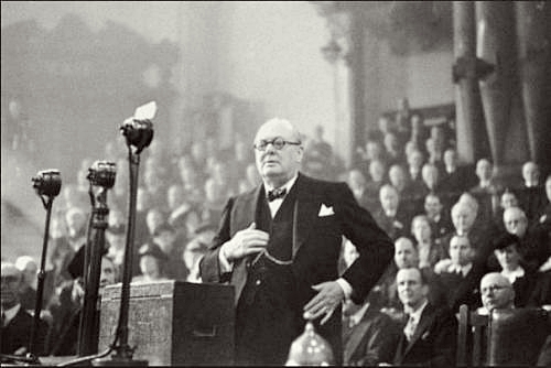 Churchill's Victory at all costs Speech