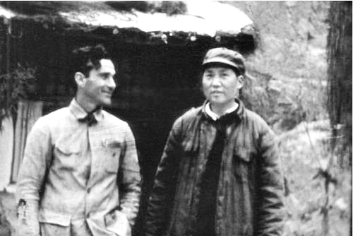 The young Mao and Edgar Snow