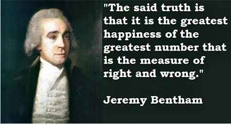 Jeremy Bentham og utilitrismens valsprog