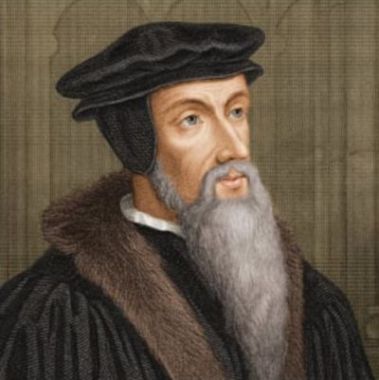 Portrait of the religious reformer John Calvin